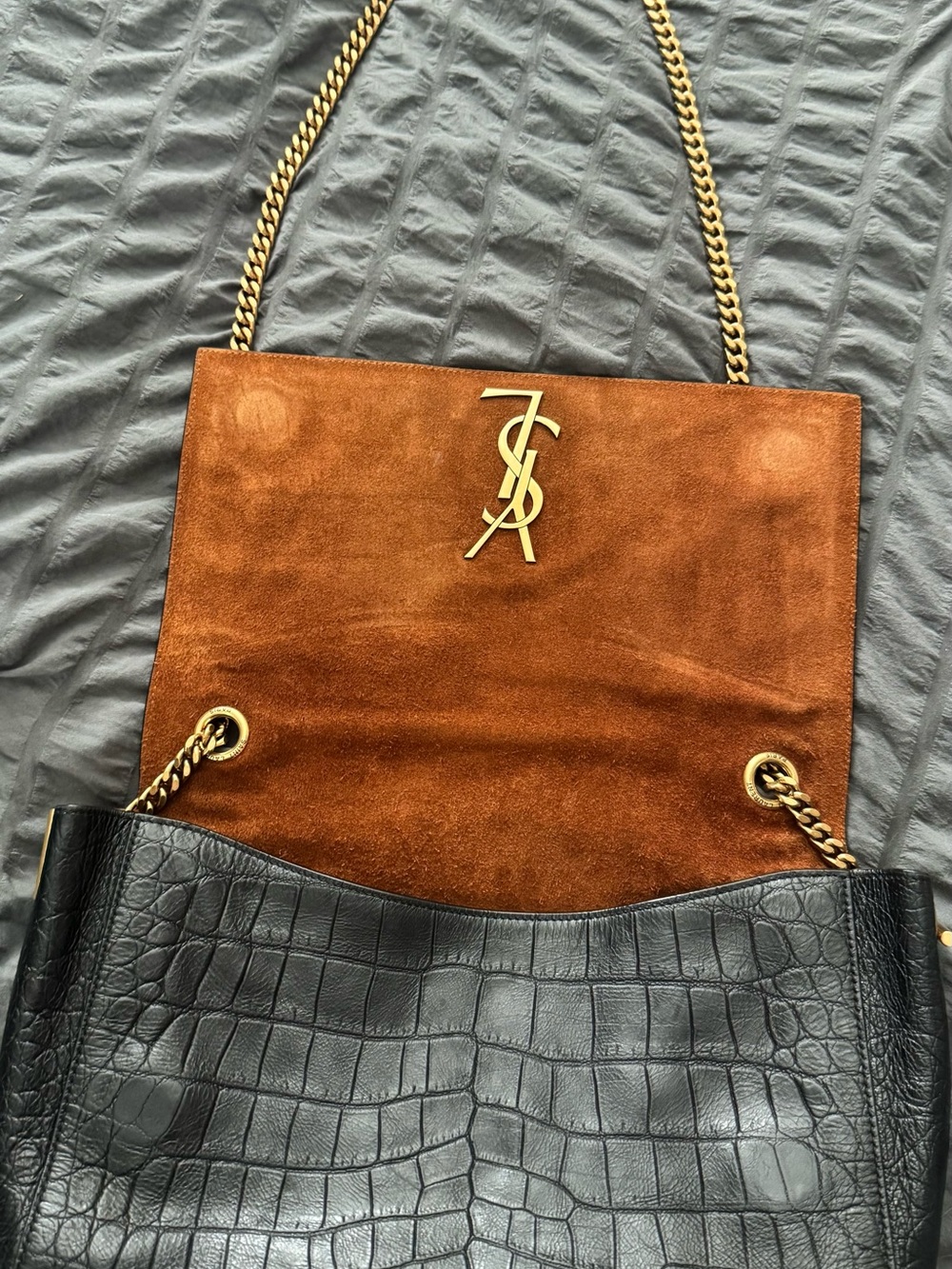YSL so Kate reversible medium shoulder bag - Picture 7 of 9